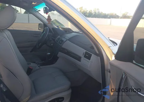 2007 BMW X3 3.0Si z USA, uszkodzony, nr VIN WBXPC93427WF22747